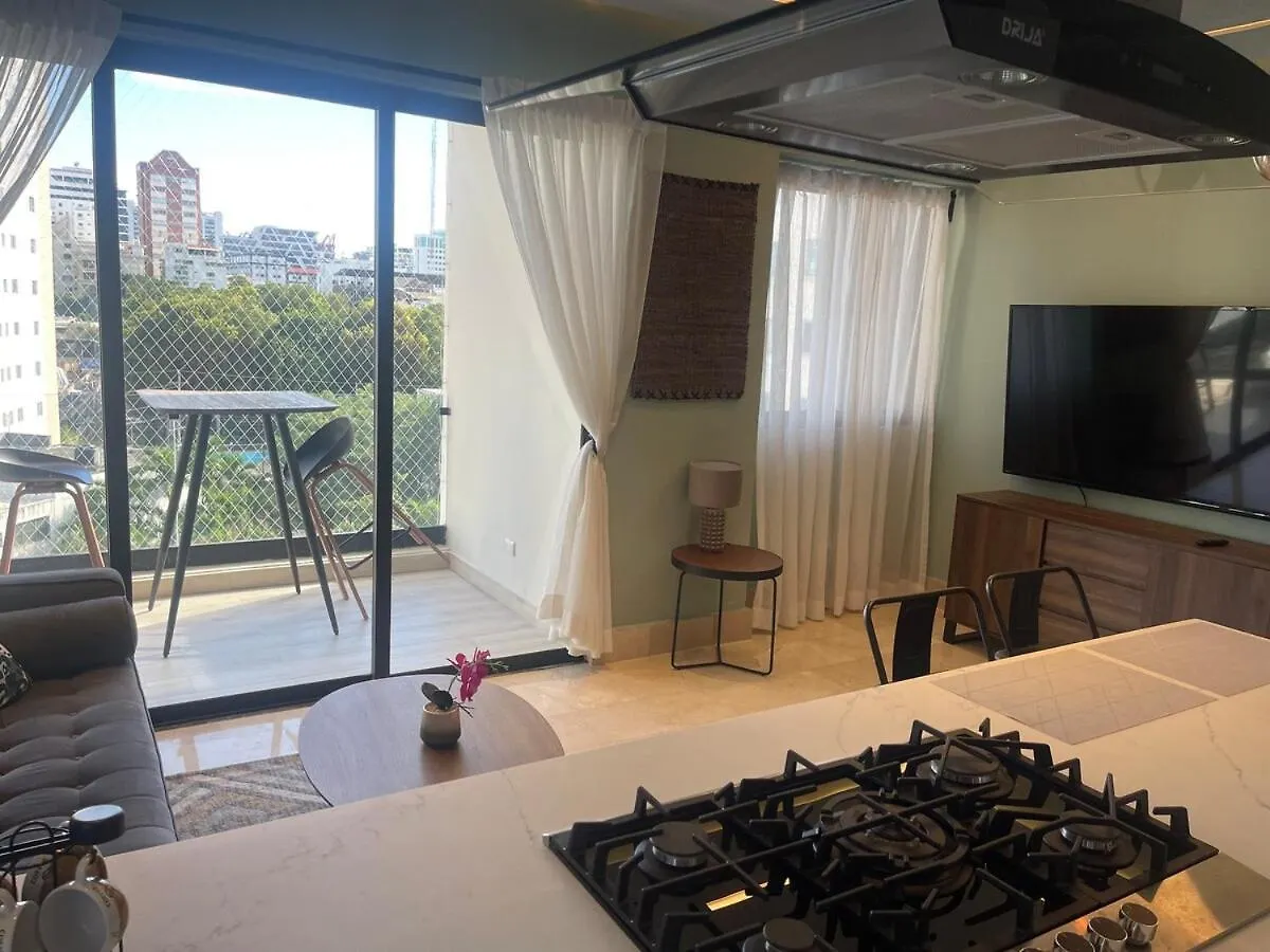 B Elegante Apto H1, Piscina, Gym, Gazebo, Santo Domingo Daire